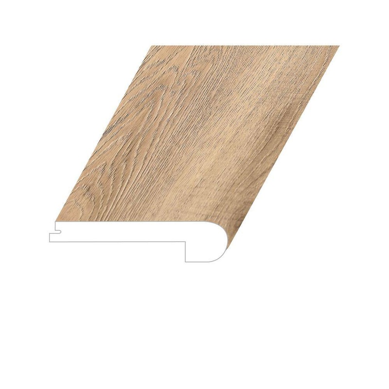 Montserrat Omnia Maison Tan 1 in. Thick x 4.5 in. Wide x 94.5 in. Length Vinyl Flush Stair Nose Molding FSTNMNST2018051