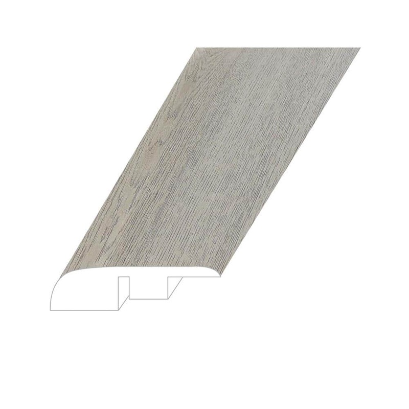 Montserrat Opus Luxe Ivory 0.59 in. T x 1.38 in. W x 94.49 in. L Vinyl Endcap Molding ECMNST-2018028