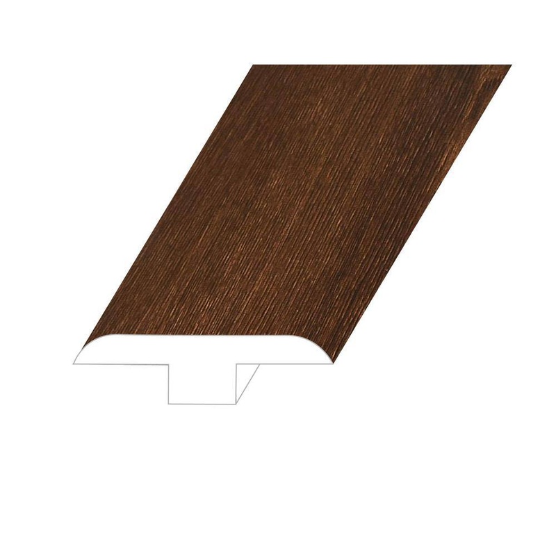 Montserrat Opus Prime Chestnut 0.5 in. T x 1.8 in. W x 94.5 in. L Vinyl T-Molding TMMNST-2018026