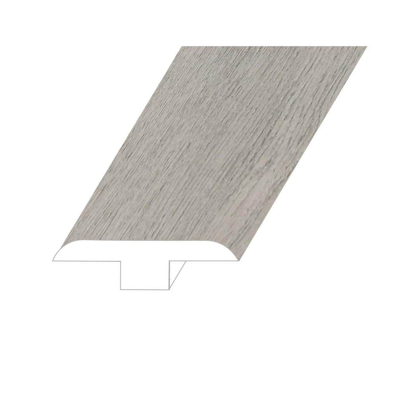 Montserrat Opus Sourced Platinum 0.5 in. T x 1.8 in. W x 94.5 in. L Vinyl T-Molding TMMNST-2018027