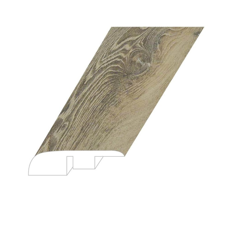Montserrat Romulus Akaroa Ash 0.59 in. T x 1.38 in. W x 94.49 in. L Vinyl End Cap Molding ECMNST-2018022