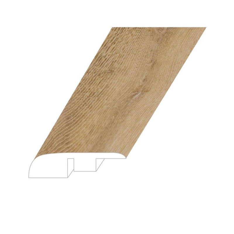 Montserrat Romulus Concept Oak 0.59 in. T x 1.38 in. W x 94.49 in. L Vinyl End Cap Molding ECMNST-2019069