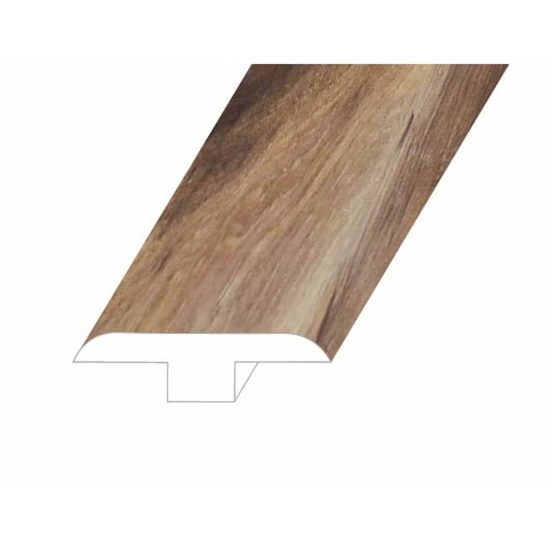 Montserrat Veritas Enriched Cedar 0.5 in. T x 1.8 in. W x 94.5 in. L Vinyl T-Molding TMMNST-2019065