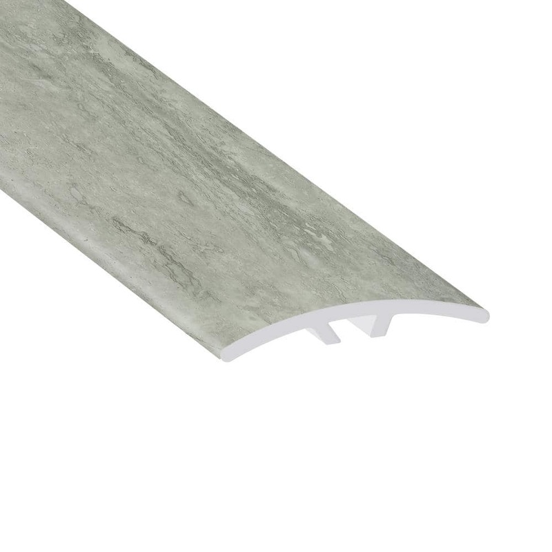 Islander Trevi Travertine 0.23 in. T x 1.59 in. W x 94 in. L Vinyl 2-in-1 Molding V-MT-WM41