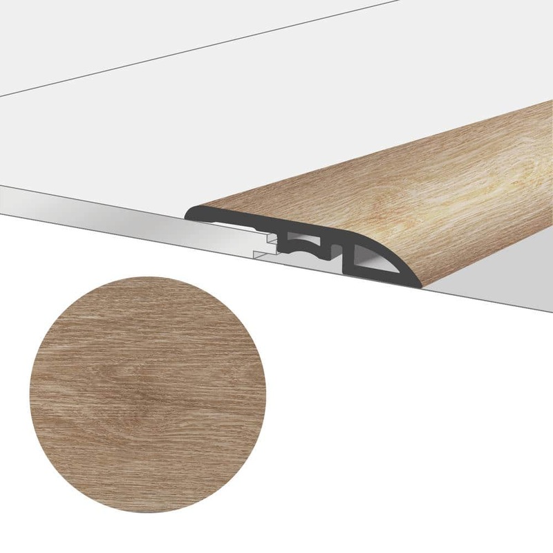 Lucida Surfaces TruCore Sandstorm 1 3/4 in. W x 47 1/4 in. L x 0.27 T Vinyl Reducer Molding Trim TC-801RM