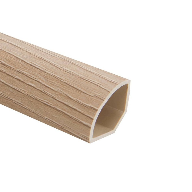 Malibu Wide Plank French Oak Atelier 0.66 in. Thickness x 1.1 in. Width x 94.48 in. Length Quarter Round Molding HDMLCL1501-QR