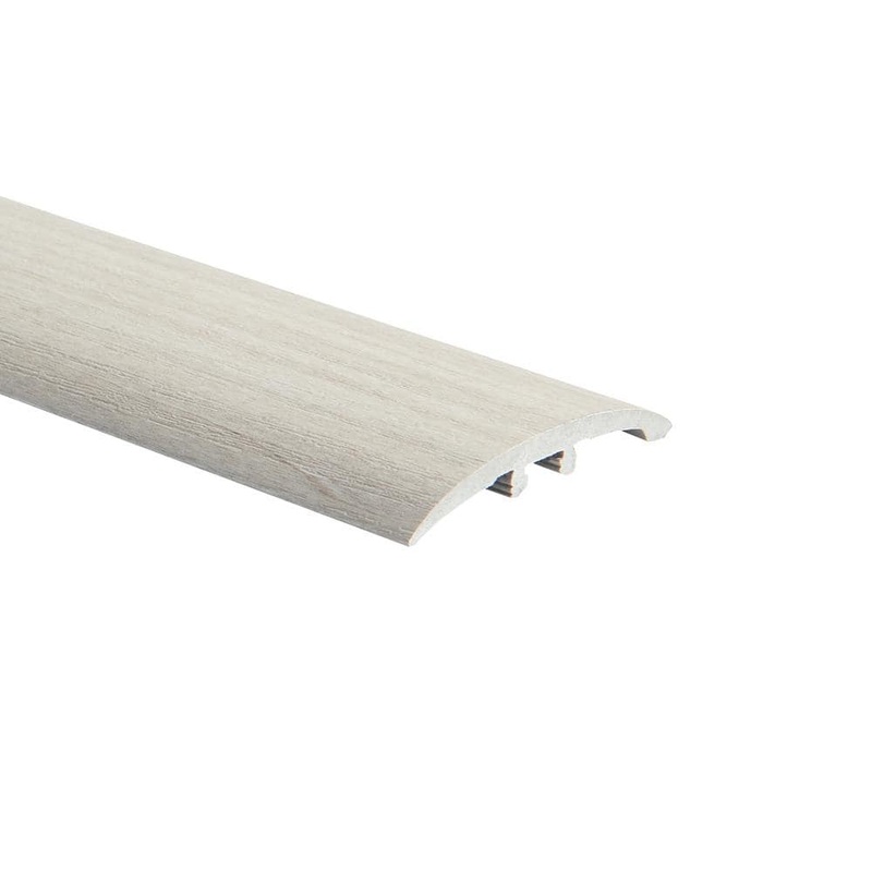 Malibu Wide Plank French Oak Cocoa 0.275 in. T x 1.85 in. W x 94.48 in. L Vinyl 3-in-1 Molding HDMVCL905-3N1