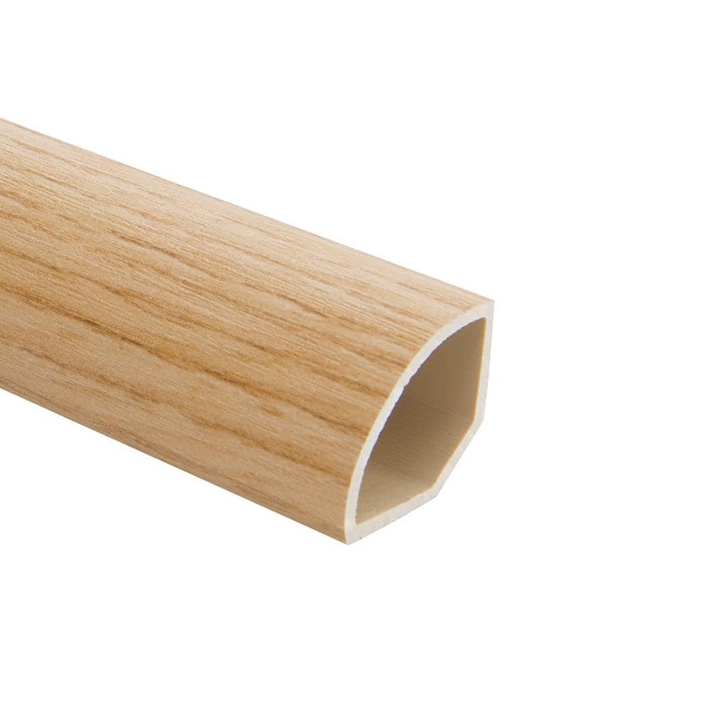 Malibu Wide Plank French Oak Costa Mesa 0.66 in. Thickness x 1.1 in. Width x 94.48 in. Length Quarter Round Molding HDNSCL6766-QR