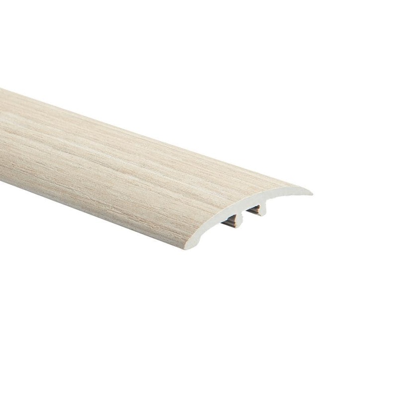 Malibu Wide Plank French Oak Delray 0.275 in. T x 1.85 in. W x 94.48 in. L Vinyl 3-in-1 Molding HDMVCL943-3N1