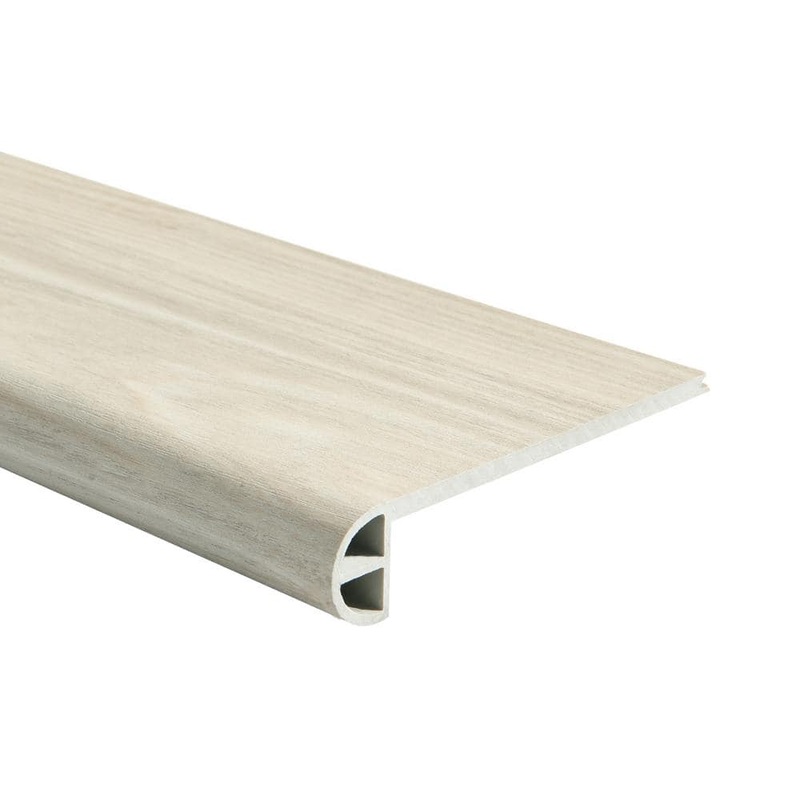 Malibu Wide Plank French Oak Delray 0.984 in. T x 4.527 in. Width x 94.48 in. L Vinyl Flush Stair Nose Molding HDMVCL943-FSN