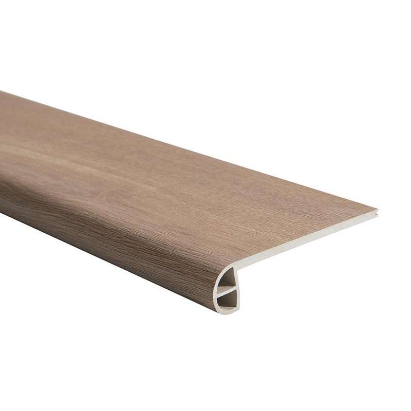 Malibu Wide Plank French Oak Fairfax/Norwalk/Marinas 0.984 in.Thickness x 4.527 in.Width x 94.48 in.Length Vinyl Flush Stair Nose Molding HDMLCL991-FSN