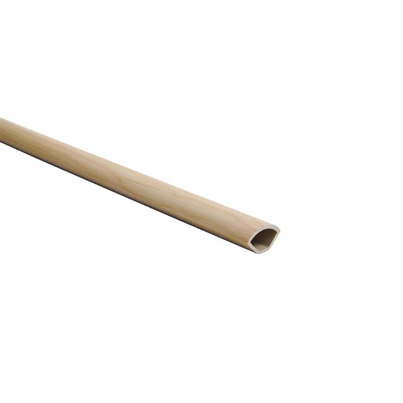 Malibu Wide Plank French Oak Fortuna/Inglewood 0.66 in. Thickness x 1.1 in. Width x 94.48 in. Length Quarter Round Molding HDMVCL951-QR