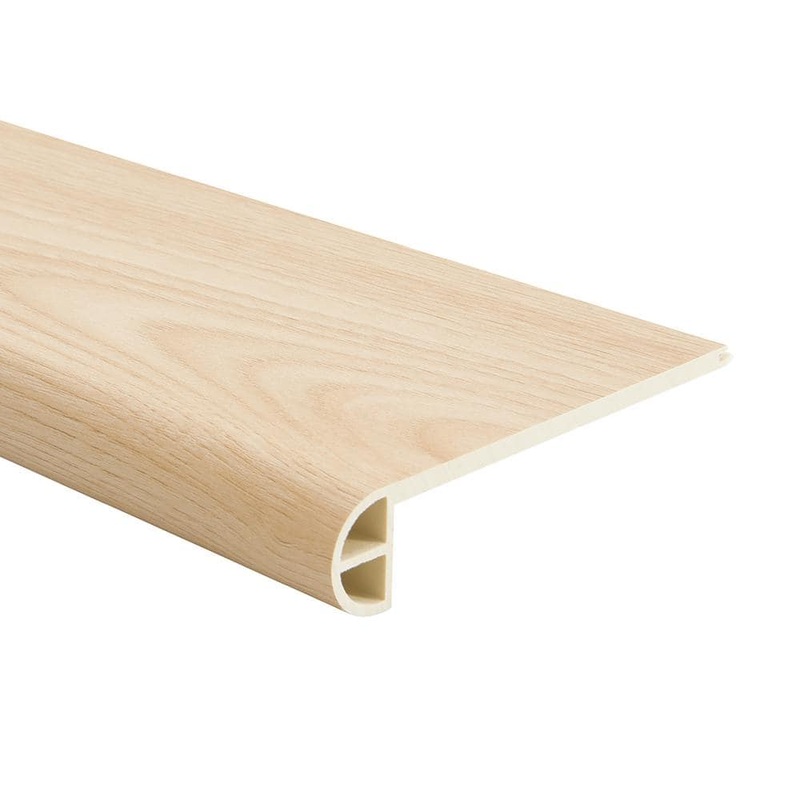 Malibu Wide Plank French Oak La Brea 0.984 in. Thickness x 4.527 in. Width x 94.48 in. Length Vinyl Flush Stair Nose Molding HDNSCL6742-FSN
