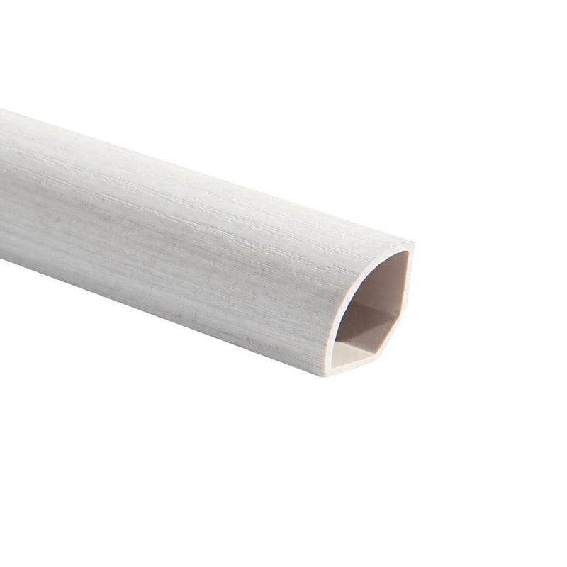 Malibu Wide Plank French Oak Lauderdale 0.66 in. T x 1.1 in. Width x 94.48 in. L Quarter Round Molding HDMVCL912-QR