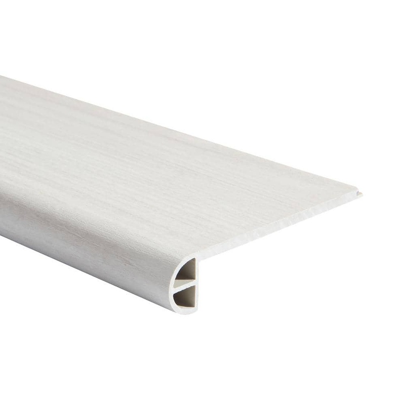 Malibu Wide Plank French Oak Lauderdale 0.984 in. T x 4.527 in. Width x 94.48 in. L Vinyl Flush Stair Nose Molding HDMVCL912-FSN