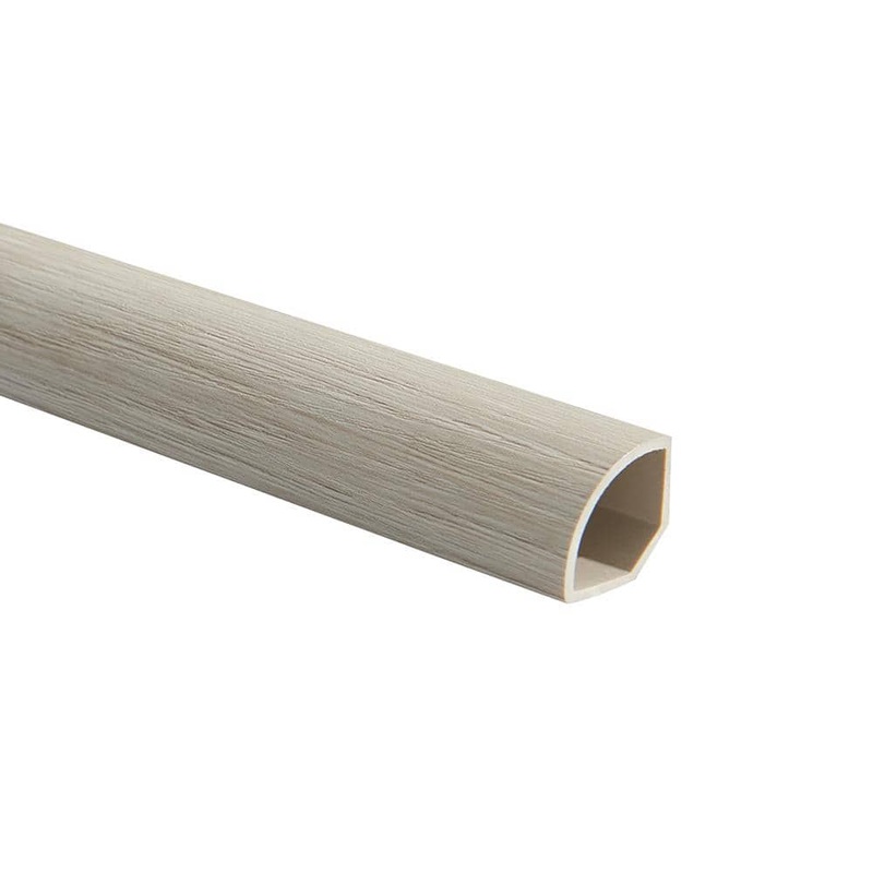 Malibu Wide Plank French Oak Maywood/Clearwater/Mesa 0.66 in. T x 1.1 in. W x 94.48 in. L Quarter Round HDMLCL004-QR