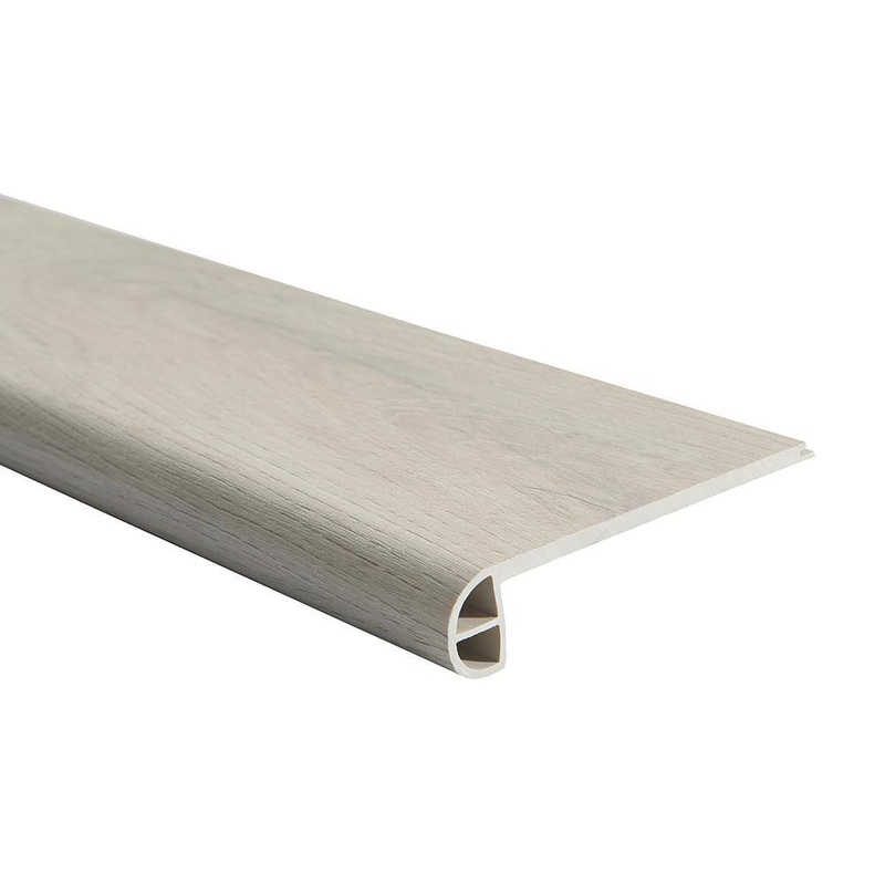 Malibu Wide Plank French Oak Maywood/Clearwater/Mesa 0.984 in. T x 4.527 in. W x 94.48 in. L Vinyl Flush Stair Nose HDMLCL004-FSN