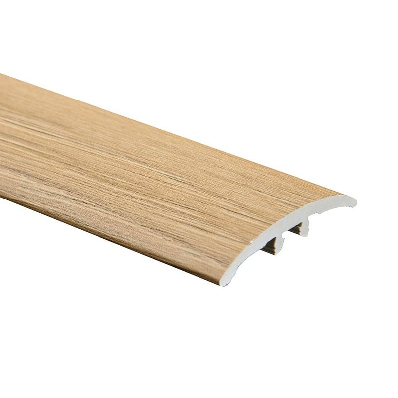 Malibu Wide Plank French Oak Palo Alto 0.275 in. Thickness x 1.85 in. Width x 94.48 in. Length Vinyl 3 in 1 Molding HDLECL4856-3N1