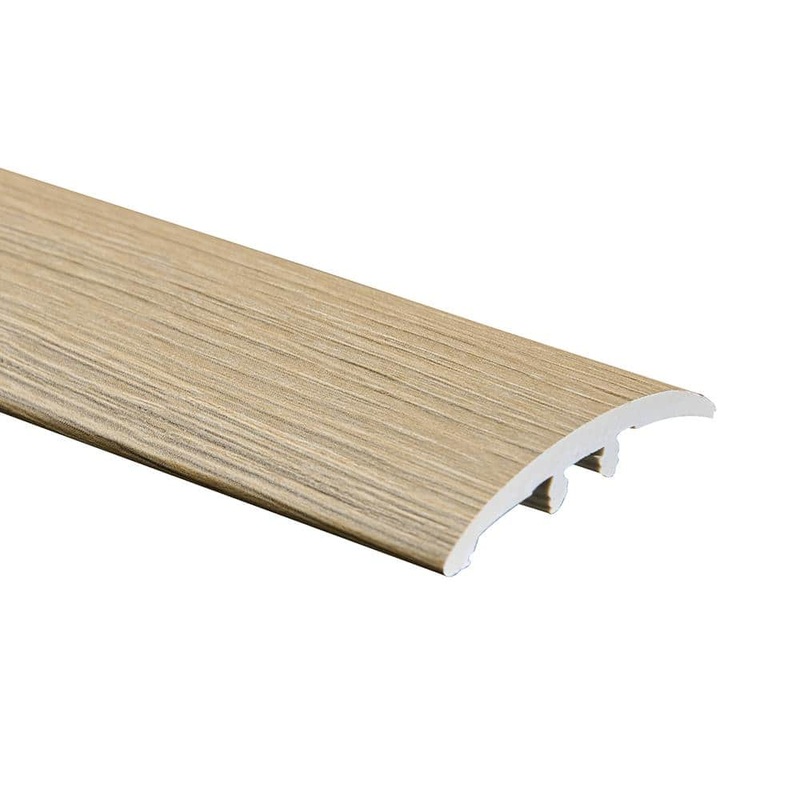 Malibu Wide Plank French Oak Santa Clara 0.275 in. Thickness x 1.85 in. Width x 94.48 in. Length Vinyl 3 in 1 Molding HDLECL4993-3N1