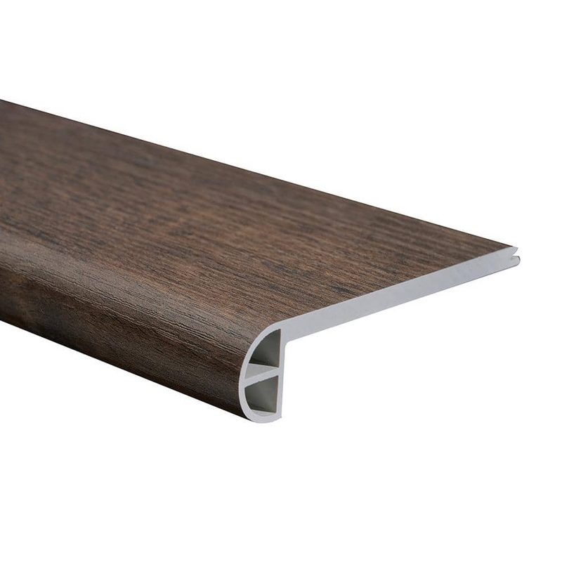 Malibu Wide Plank French Oak Sausalito/Belle Haven 0.984 in. Thickness x 4.527 in. Width x 94.48 in. Length Vinyl Flush Stair Nose Molding HDVSCL4818-FSN