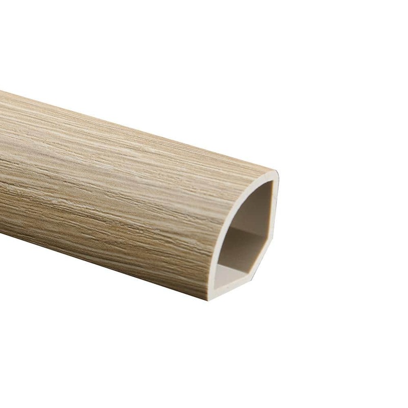 Malibu Wide Plank French Oak Sunnyvale 0.66 in. Thickness x 1.1 in. Width x 94.48 in. Length Quarter Round Molding HDLECL4979-QR