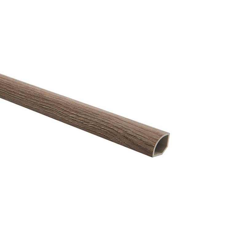 Malibu Wide Plank French Oak Van Ness 0.66 in. T x 1.1 in. W x 94.48 in. L Quarter Round HDMLCL326-QR