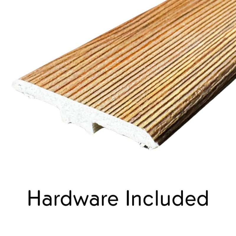 Deco Products Hydrostop Escape Lagoon 0.2 in. T x 1.8 in. W x 94 in. L Waterproof PVC T-Molding TM-RCV06