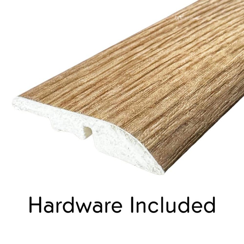 Deco Products Hydrostop Miami Waves 0.2 in. T x 1.8 in. W x 94 in. L Waterproof PVC Reducer Molding EC-RCV40