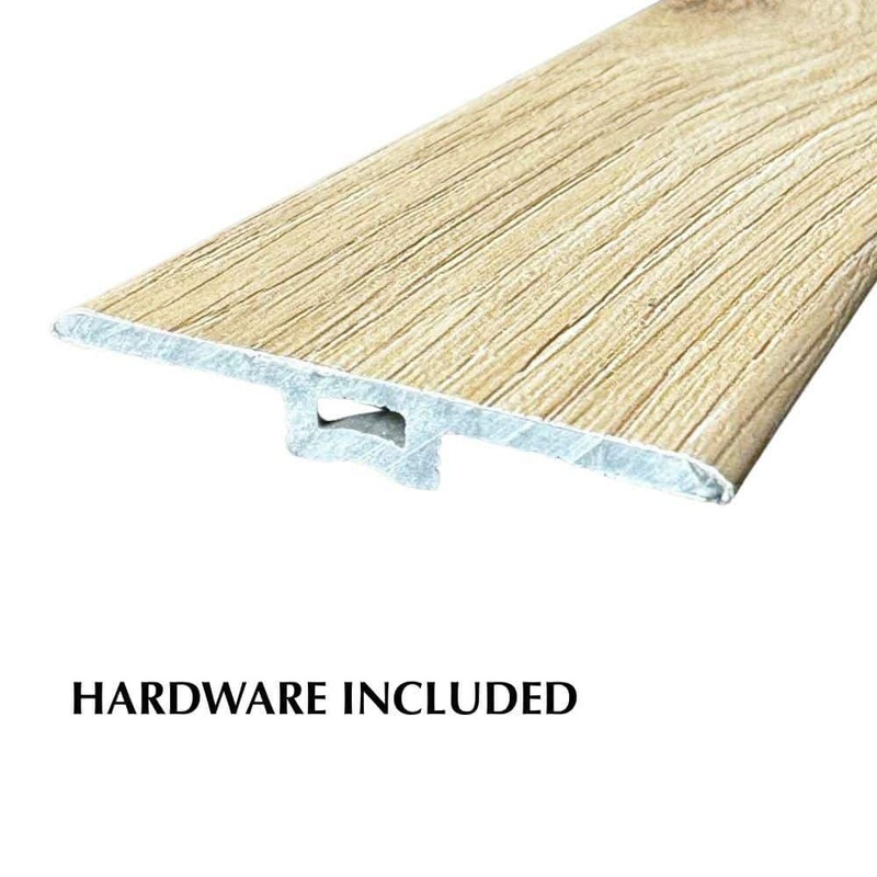 Deco Products Hydrostop Pacific Shores 0.2 in. T x 1.8 in. W x 94 in. L Waterproof PVC T-Molding TM-RCV47