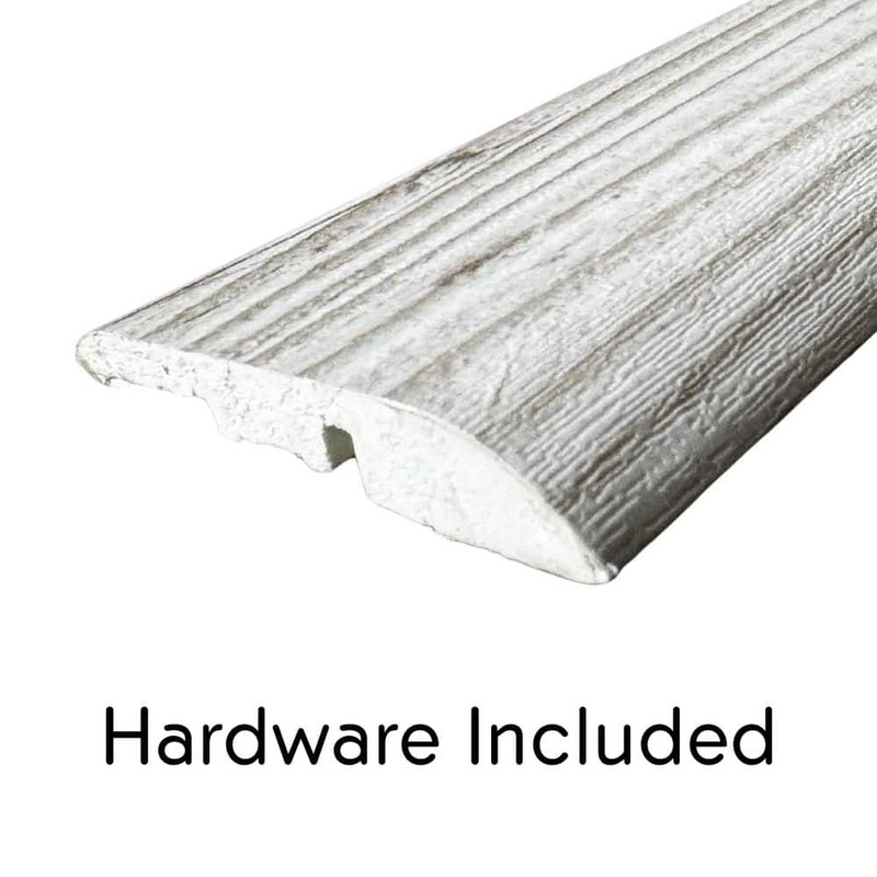 Deco Products Hydrostop Wonder Cliffs 0.2 in. T x 1.8 in. W x 94 in. L Waterproof PVC Reducer Molding EC-RCV45