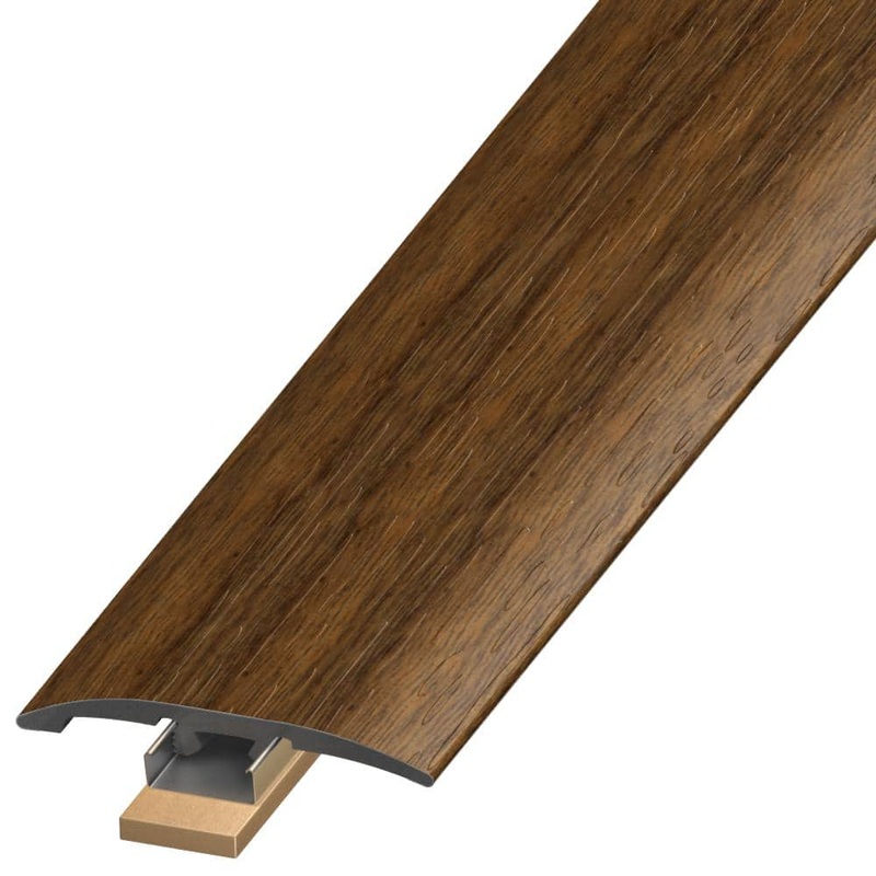 DuraDecor Classy Chic Brown to Earth 0.25 in. T x 2 in. W x 94 in. L 3-in-1 Transition Molding SLT124927