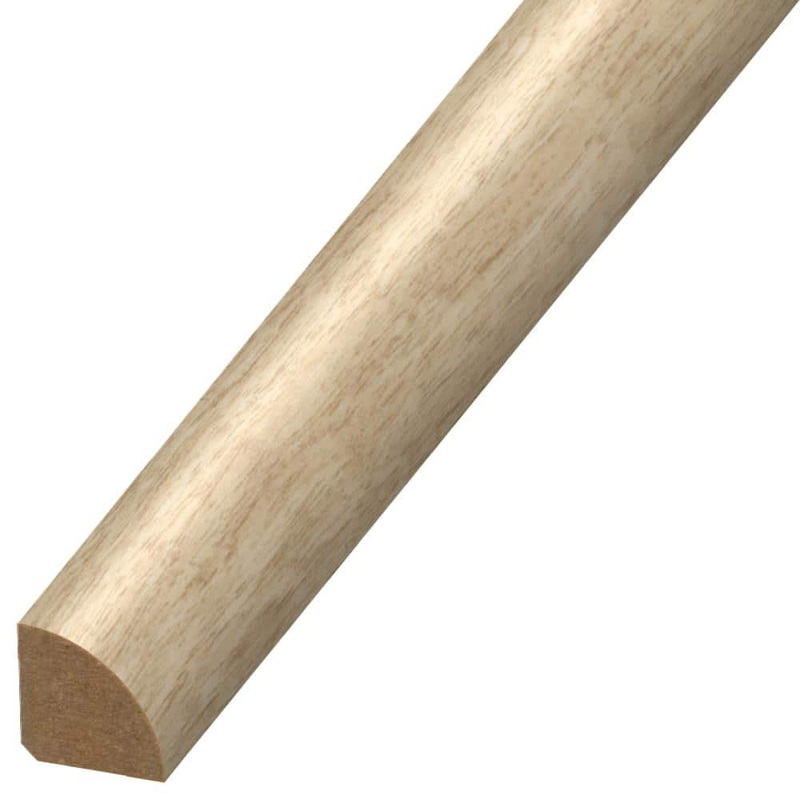 DuraDecor Classy Chic Fancy Fawn 0.75 in. T x 0.75 in. W x 94 in. L Quarter Round Molding QR124926