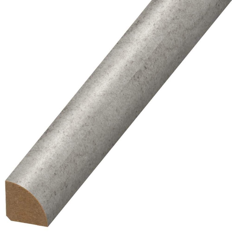 DuraDecor Classy Chic Metro Grey 0.75 in. T x 0.75 in. W x 94 in. L Quarter Round Molding QR119418