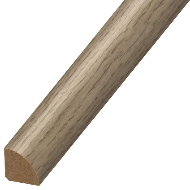 DuraDecor Classy Chic Skyline Grey 0.75 in. T x 0.75 in. W x 94 in. L Quarter Round Molding QR119413