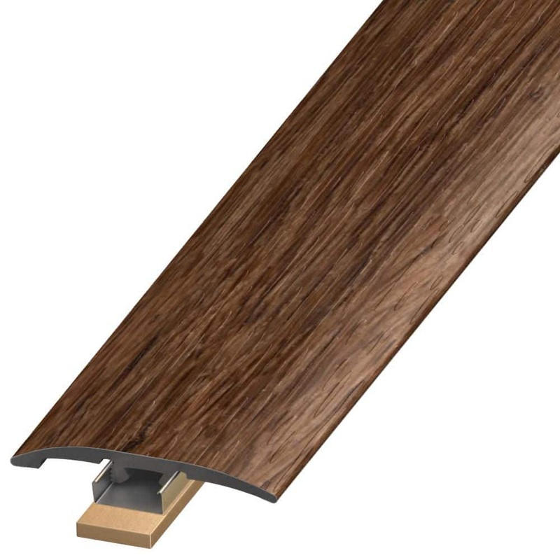 DuraDecor Harmony Haus Pret-a-Pecan 0.25 in. T x 2 in. W x 94 in. L Woodlook Vinyl Plank 3n1 Trim SLT124940