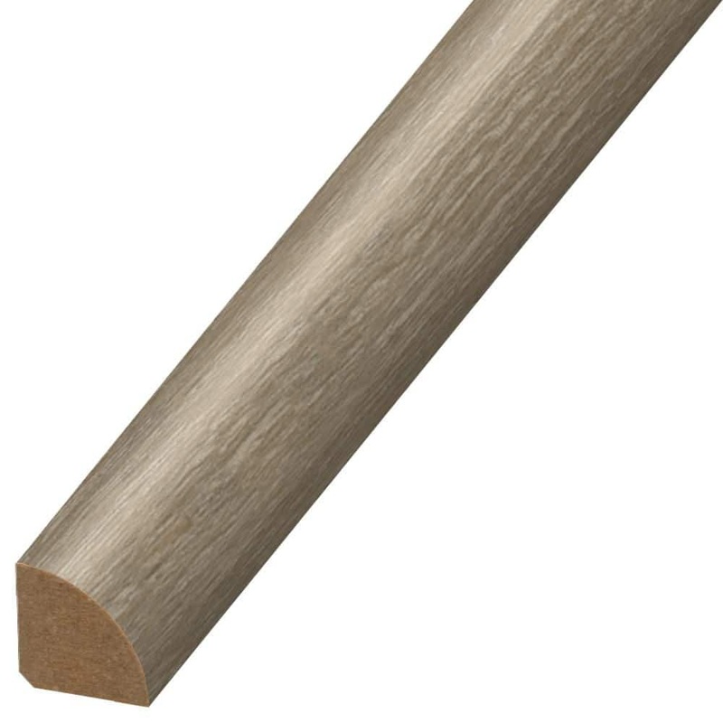 DuraDecor Harmony Haus Terrace Taupe 0.75 in. T x 0.75 in. W x 94 in. L Quarter Round Molding QR124937