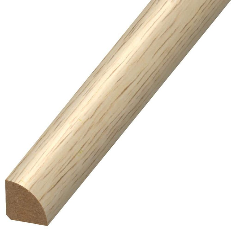 DuraDecor Liz Marie’s Modern Maven Bungalow Beige 0.75 in. T x 0.75 in. W x 94 in. L Quarter Round Molding QR119426