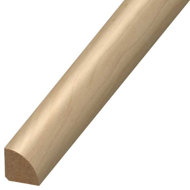 DuraDecor Liz Marie’s Modern Maven Luau Blonde 0.75 in. T x 0.75 in. W x 94 in. L Quarter Round Molding QR119430