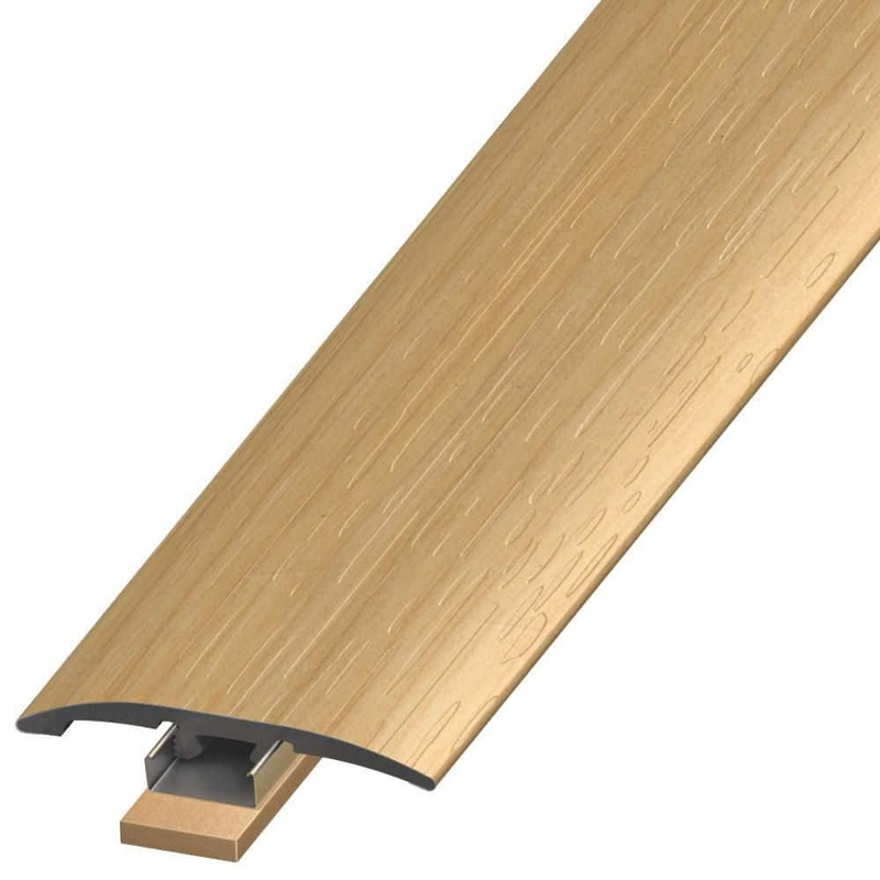 DuraDecor Liz Marie’s Modern Maven Paradise Sand 0.25 in. T x 2 in. W x 94 in. L 3-in-1 Transition Molding SLT119431