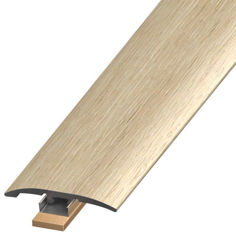 DuraDecor Liz Marie’s Modern Maven Sand Tropez 0.25 in. T x 2 in. W x 94 in. L 3-in-1 Transition Molding SLT119421