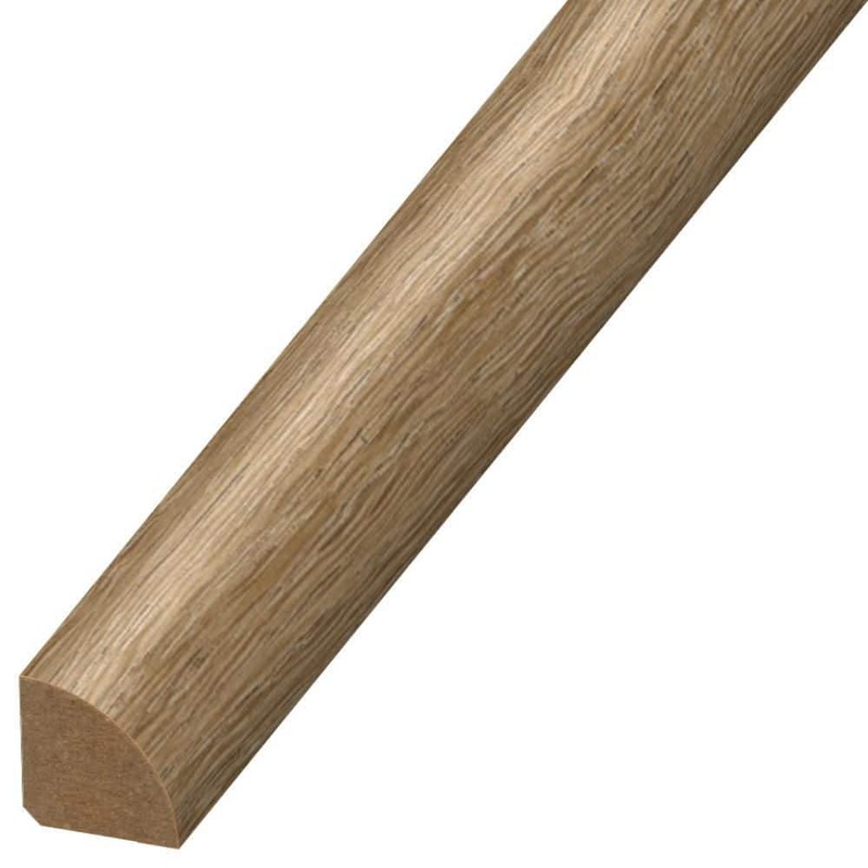 DuraDecor Liz Marie’s Modern Maven Sandbar Blonde 0.75 in. T x 0.75 in. W x 94 in. L Quarter Round Molding QR119422