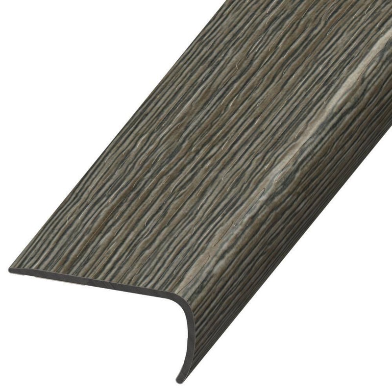 DuraDecor Liz Marie’s Modern Maven Seaside Stone 1 in. T x 2 in. W x 94 in. L Stair Nose Molding VE119429