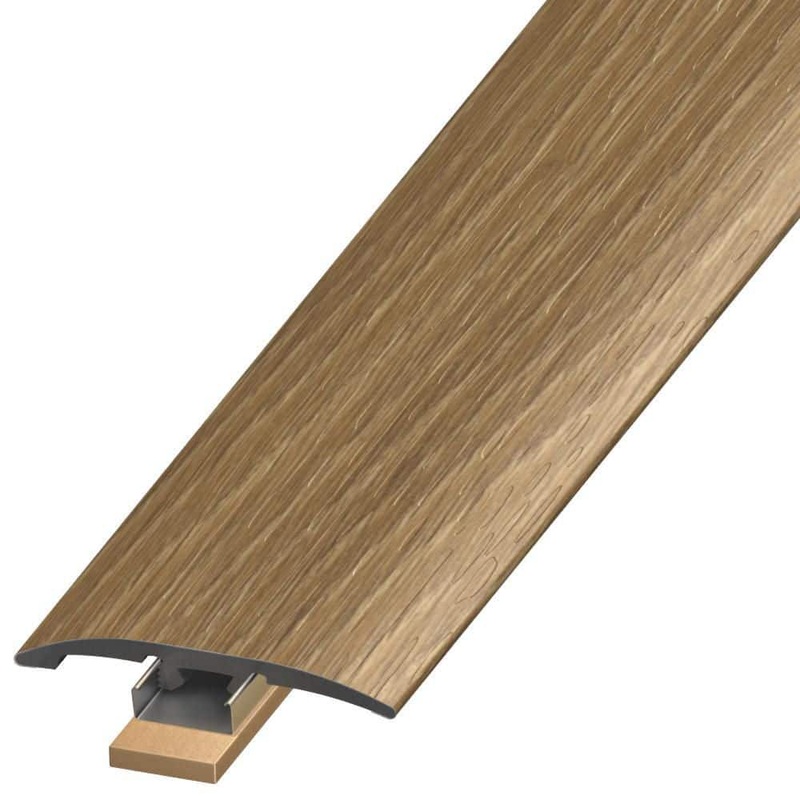 DuraDecor Polished Pro Honey Harmony 0.25 in. T x 2 in. W x 94 in. L 3-in-1 Transition Molding SLT119439