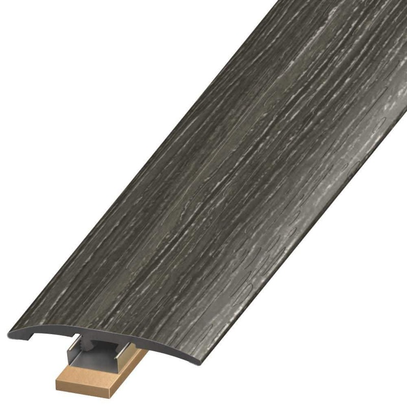 DuraDecor Polished Pro Urban Granite 0.25 in. T x 2 in. W x 94 in. L 3-in-1 Transition Molding SLT119434