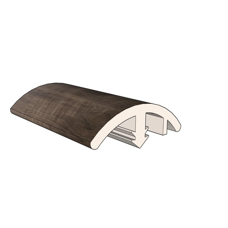 Islander Carlsbad 0.51 in. Thick x 1.42 in. Wide x 72.05 in. Length Vinyl Overlap Reducer Molding LW6-32PWT