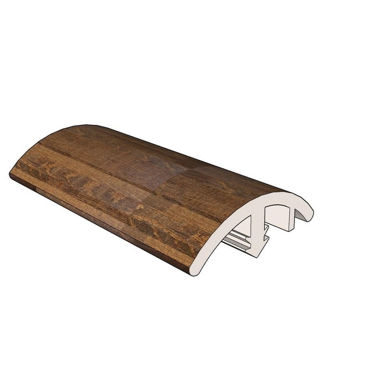 Islander Ochoco 0.51 in. Thick x 1.42 in. Wide x 72.05 in. Length Vinyl Overlap Reducer Molding LW6-32MV