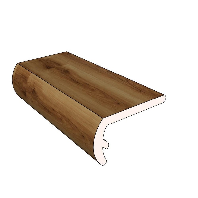 Islander Rushmore 1.16 in. Thick x 2.07 in. Wide x 72.05 in. Length Vinyl Stair Nose Molding LW6-33NOR