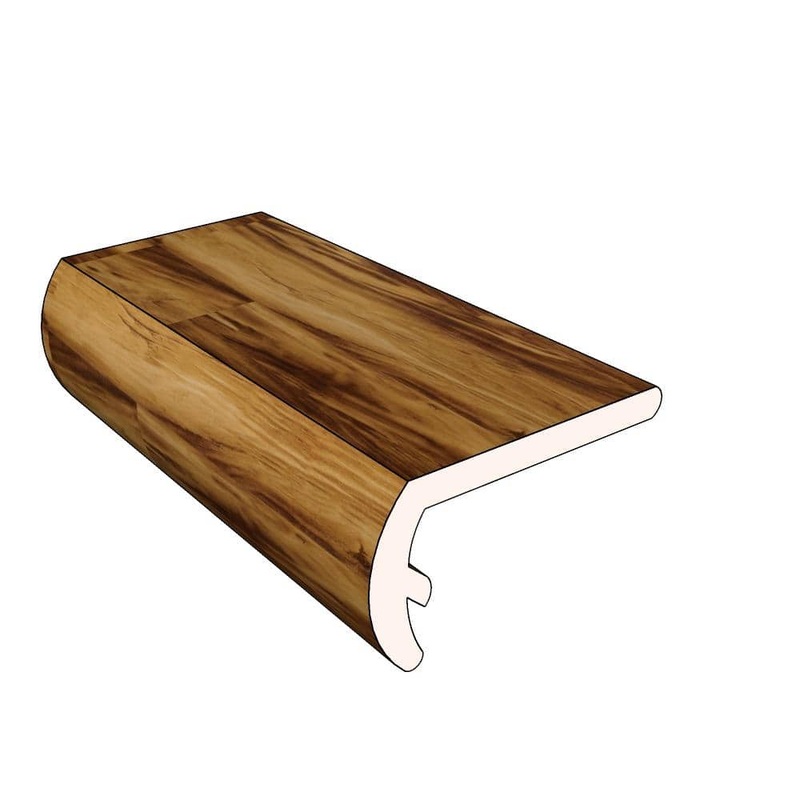 Islander Sequoia 1.16 in. Thick x 2.07 in. Wide x 72.05 in. Length Vinyl Stair Nose Molding LW6-33CLSA