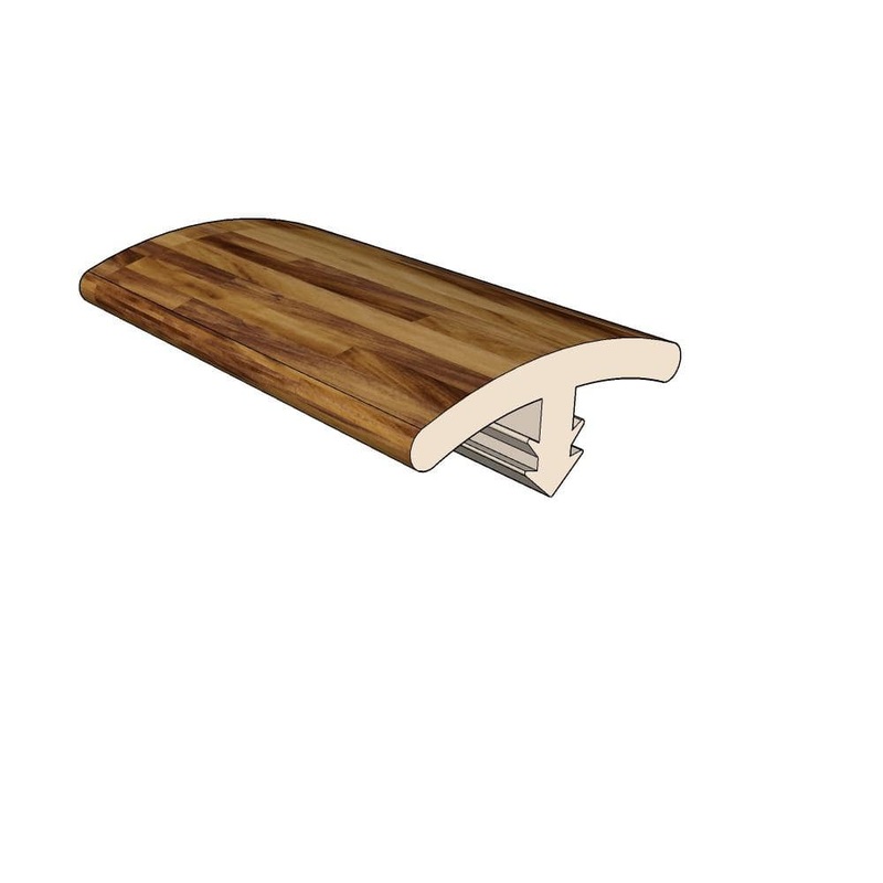 Islander Sequoia .51 in. Thick x 1.26 in. Wide x 72.05 in. Length Vinyl T-Molding LW-4CLSA