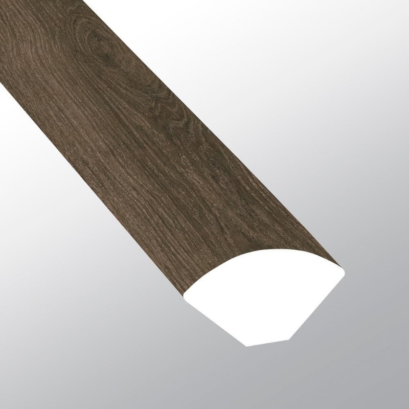 A&A Surfaces Acclima Louis Hill 0.75 in. T x 0.63 in. W x 94 in. L Luxury Vinyl Quarter Round Molding VTTLOUHIL-QR